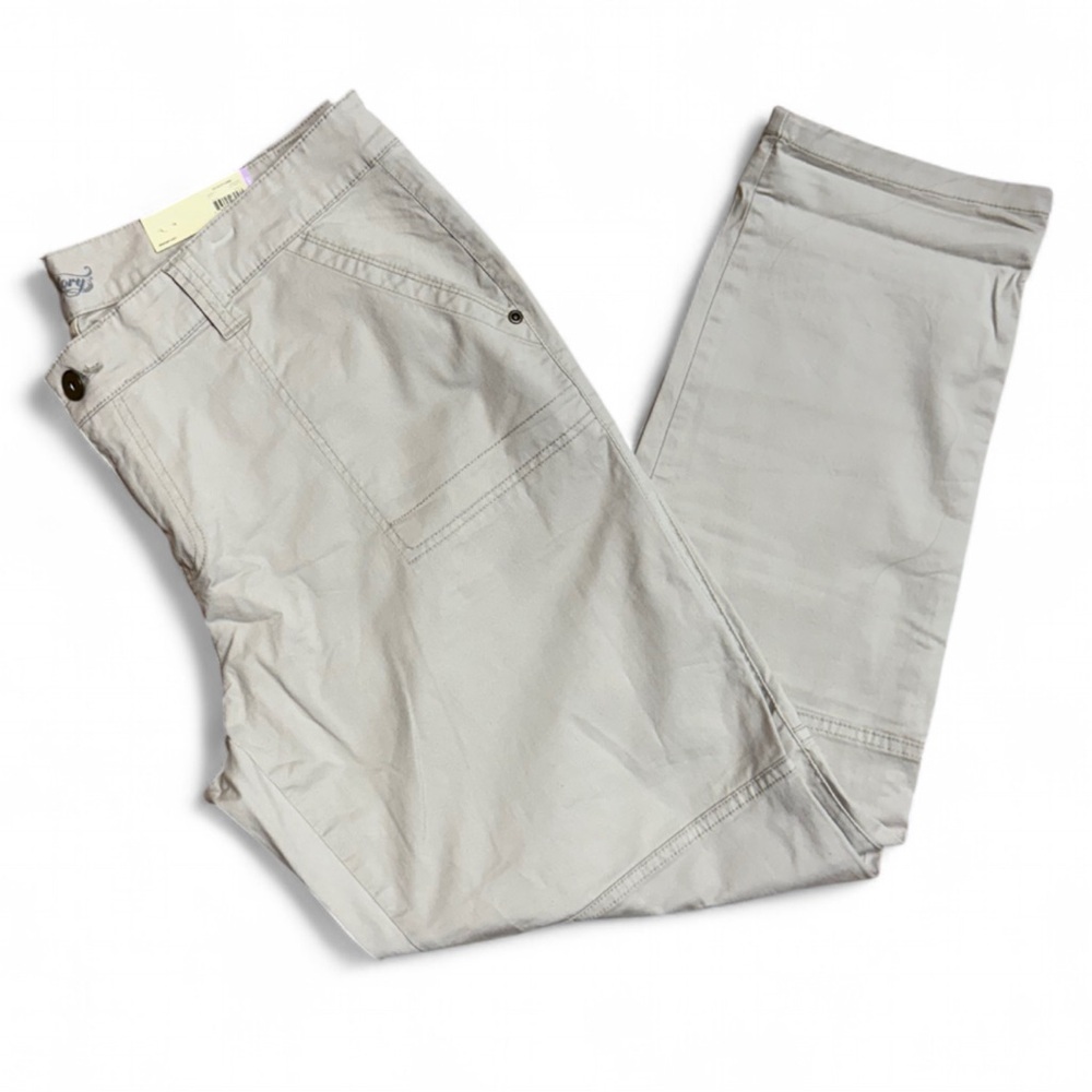 Listing Title: Faded Glory Women's Bare Beige Twill Pants, Size 18 - Picture 2 of 5
